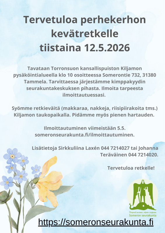 Kevätretken mainos